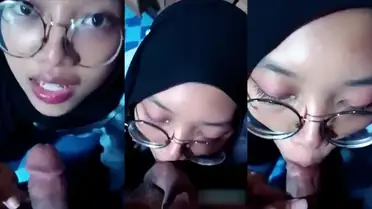 Bokep Jilbab Lihai Nyepong Sampai Habis